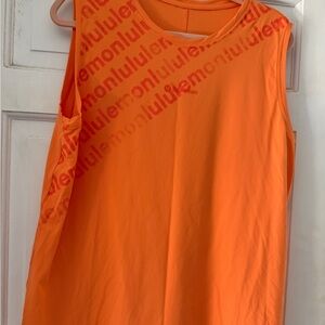 lululemon athletica Orange Tank Top